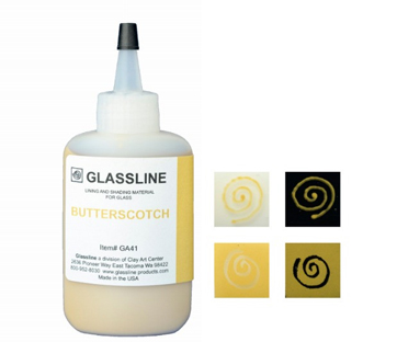 Glassline Paint Pen - Butterscotch - Click Image to Close